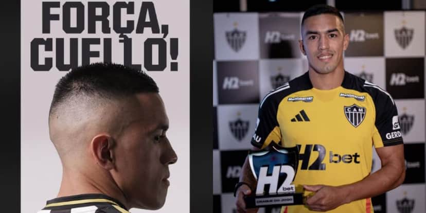 Cuello sofreu uma grave lesão no tornozelo (Reprodução: Instagram) Cuello sofreu uma grave lesão no tornozelo (Reprodução: Instagram)