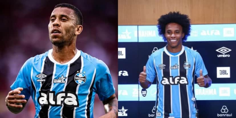 Marcos Rocha e Willian devem jogar contra o Internacional (Reprodução: Instagram) Marcos Rocha e Willian devem jogar contra o Internacional (Reprodução: Instagram)