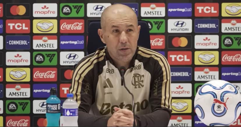 Leonardo Jardim (Foto: Flamengo TV) Leonardo Jardim (Foto: Flamengo TV)