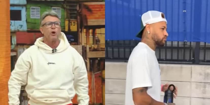 Neto detona mentira envolvendo Neymar (Reprodução: Band / GE TV) Neto detona mentira envolvendo Neymar (Reprodução: Band / GE TV)