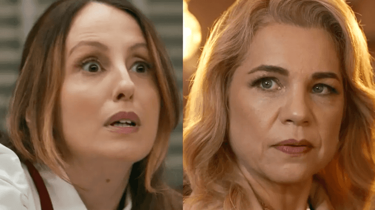 Tilde e Pilar em Quem Ama Cuida (Fotos: Reprodução / Globo)