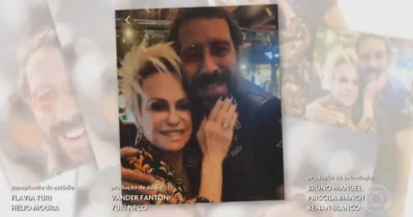 Ana Maria Braga e amigo que faleceu - Foto: Montagem Ana Maria Braga e amigo que faleceu - Foto: Montagem