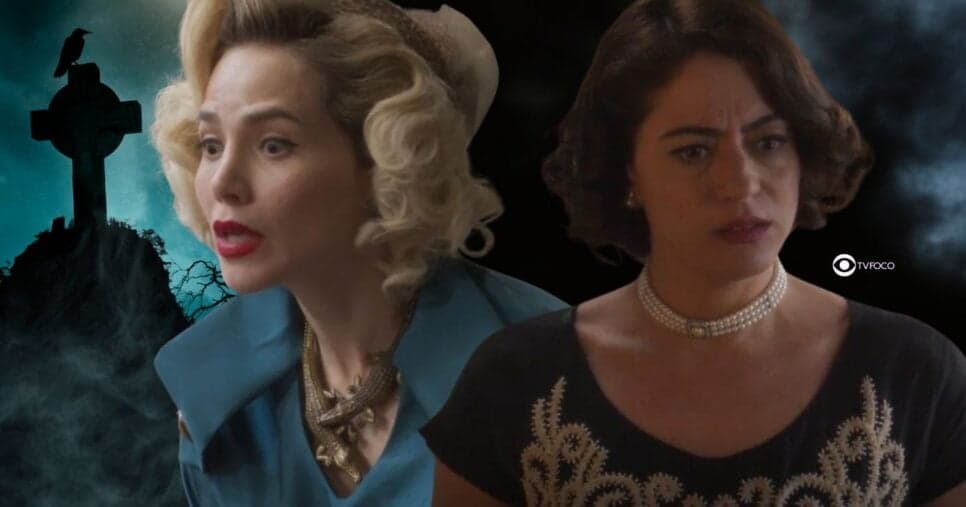 Zélia e Clarice em Garota do Momento (Foto: Reprodução / Globo / Montagem TV Foco) Zélia e Clarice em Garota do Momento (Foto: Reprodução / Globo / Montagem TV Foco)