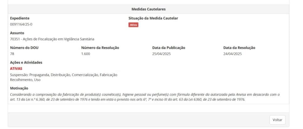 RESOLUÇÃO da ANVISA pt 2 (Foto Reprodução/ANVISA RESOLUÇÃO da ANVISA pt 2 (Foto Reprodução/ANVISA