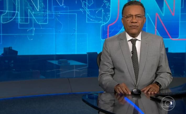 Haroldo Pereira na bancada do JN (Foto Reprodução/Globo) Haroldo Pereira na bancada do JN (Foto Reprodução/Globo)
