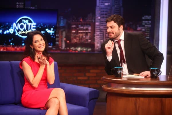 Em entrevista ao "The Noite", Ana Paula Padrão afirma que se considera mais feliz depois que deixou a bancada