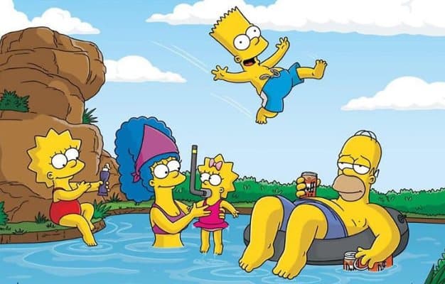 Primeira exibição ao vivo de "Os Simpsons" tem erro técnico