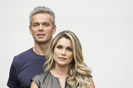 Otaviano Costa e Flavia Alessandra (Foto: Globo/João Cotta) Otaviano Costa e Flavia Alessandra (Foto: Globo/João Cotta)
