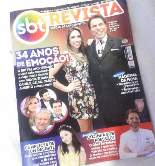 SBT presenteia SBTistas com exemplar de sua revista que foi lançada hoje (28) nas bancas