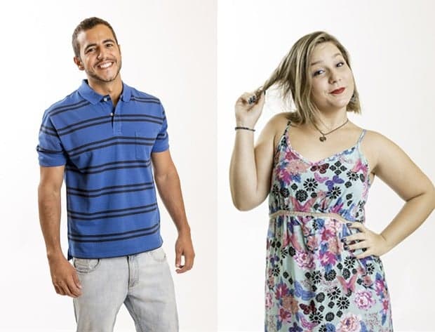 Ex-BBBs Maria Claudia e Matheus tietam Reynaldo Giannechini
