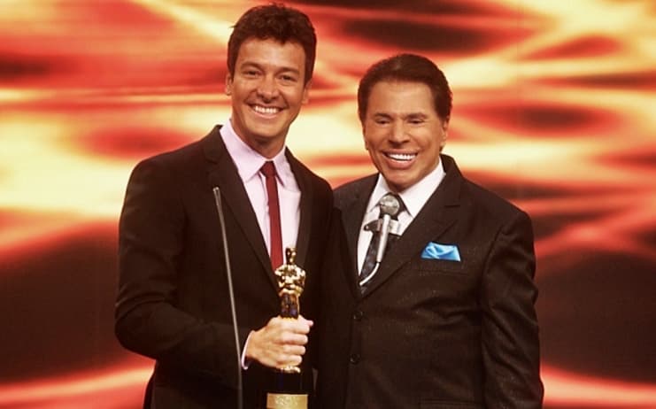 Rodrigo Faro encontra com Silvio Santos no SBT após grande polêmica