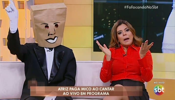 Homem do saco gera polêmica ao disparar contra Gloria Maria: "mentirosa"