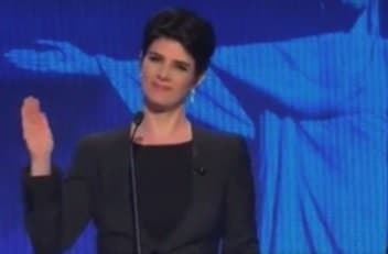 Mariana Godoy ironiza comentário de Crivella em debate com gesto e ganha as redes sociais