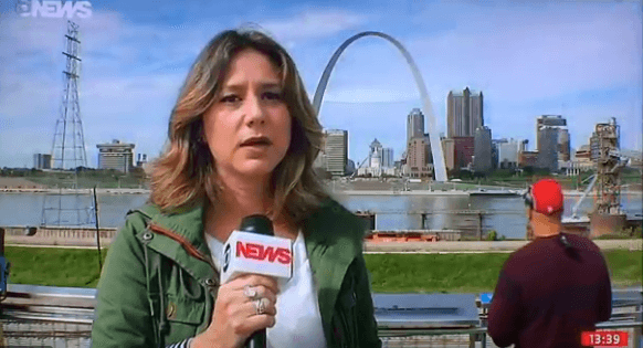 Repórter da GloboNews xinga ao vivo e deixa colega constrangida