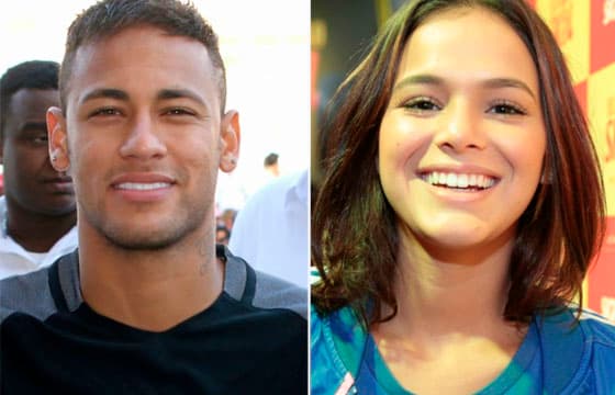 Bruna Marquezine e Neymar levam Lucca para passear