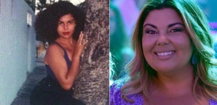 Fabiana Karla volta ao passado e publica fotos de quando era criança