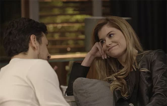 "Rock Story": Diana transa com Lázaro e ele se declara: "Vou te fazer tão feliz"