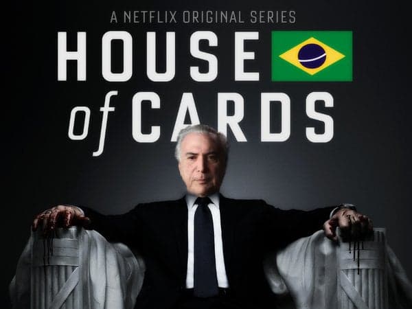 Perfil de série americana sobre política brinca com denúncia no Brasil: "Tá difícil competir"