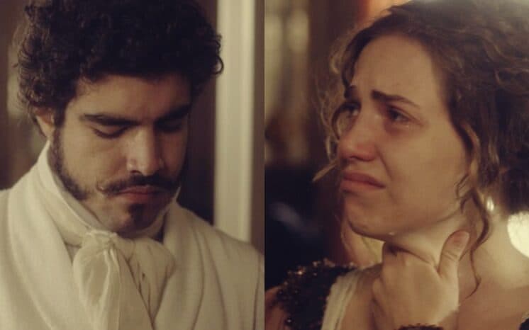 Novo Mundo: Leopoldina desmaia ao flagrar trocas de nudes picantes de Pedro em ataque surreal