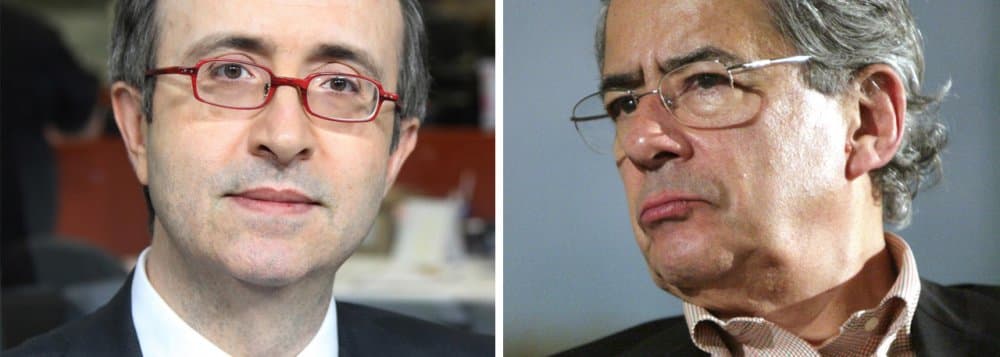 Reinaldo Azevedo e PHA. Foto - montagem/divulgações. Reinaldo Azevedo e PHA. Foto - montagem/divulgações.