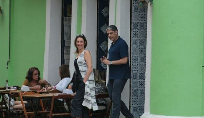 William Bonner e a nova namorada William Bonner e a nova namorada