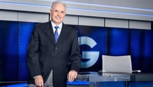 O apresentador William Waack no "Jornal da Globo" (Foto: Globo/Ramón Vasconcelos)