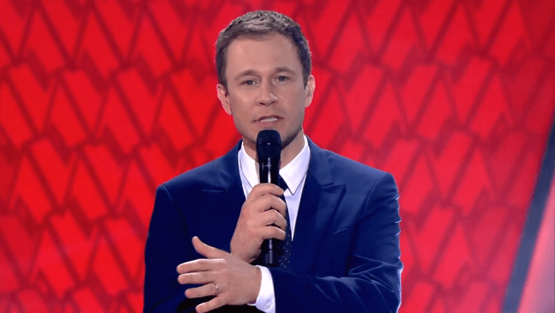 O apresentador Tiago Leifert no "The Voice Brasil" (Foto: Reprodução/Globo) O apresentador Tiago Leifert no "The Voice Brasil" (Foto: Reprodução/Globo)
