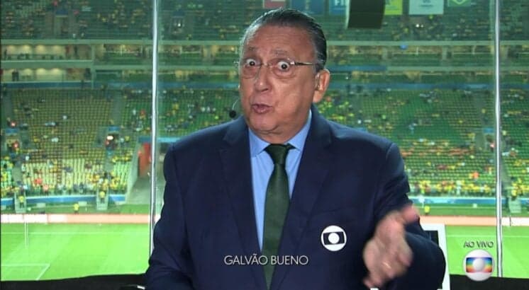 Galvão Bueno comemora números de audiência e diz se irá se aposentar após Copa da Rússia