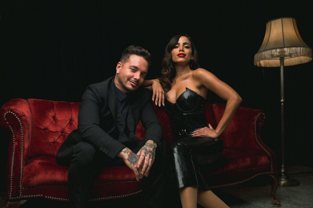 J Balvin e Anitta (Foto: Reprodução) J Balvin e Anitta (Foto: Reprodução)