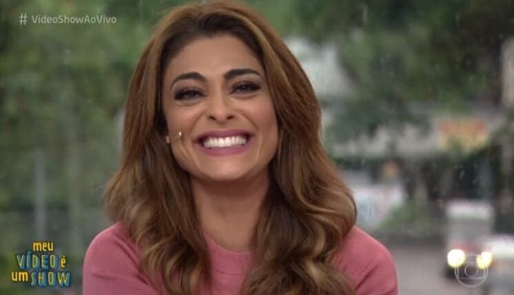 Juliana Paes surpreende, aparece no comando do Vídeo Show e dança funk ao vivo