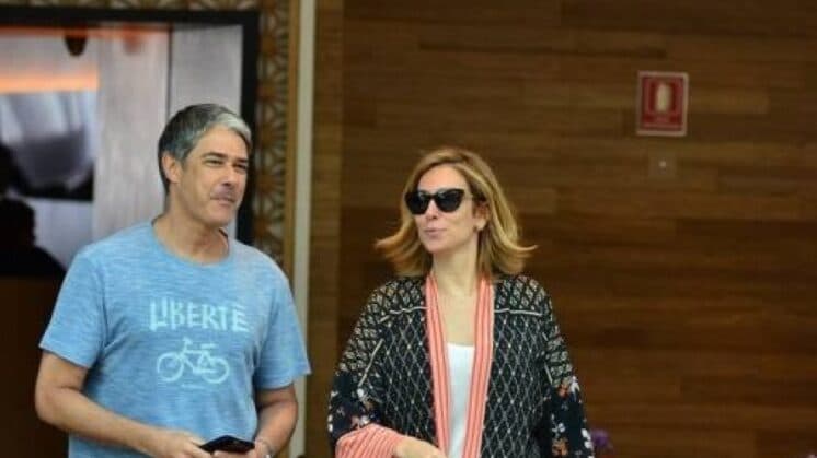 Namorada de William Bonner é confundida com Andréa Beltrão