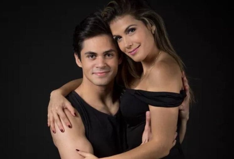 Lucas Veloso grava clipe musical com namorada e comemora: "Foi incrível"