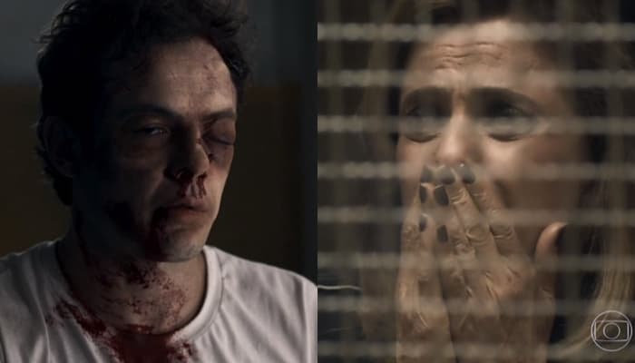 Gael aparece desfigurado na novela O Outro Lado do Paraíso