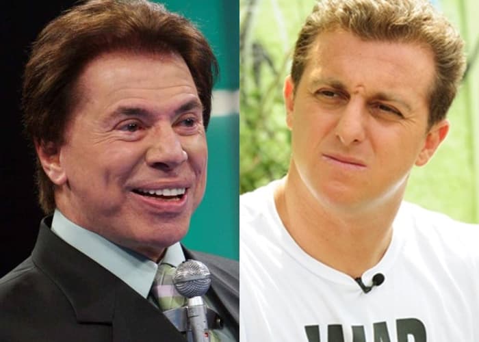 Silvio Santos insinua que Luciano Huck é feio em seu programa no SBT