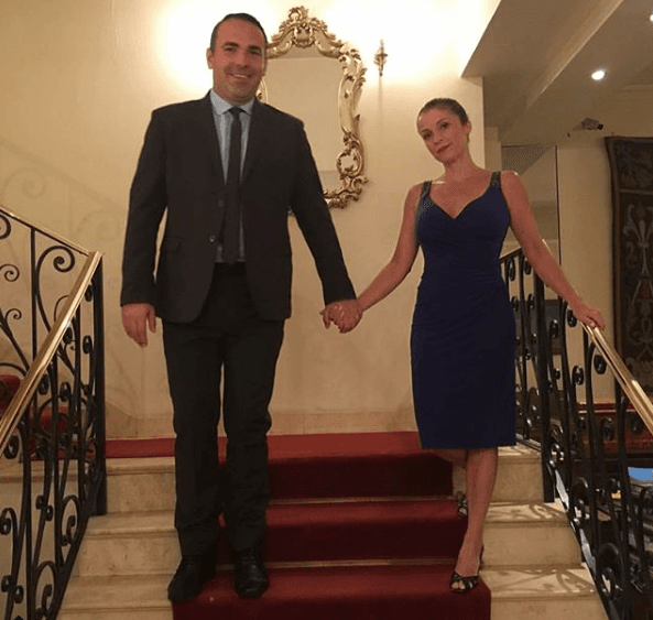 Reinaldo Gottino comemora data especial com a mulher Reinaldo Gottino comemora data especial com a mulher
