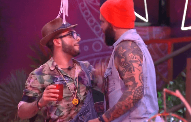 Público fica em choque com atitude de Caruso ao encontrar Mahmoud fora do BBB18