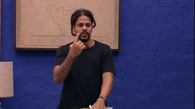 Viegas no BBB18 (Foto: Reprodução)