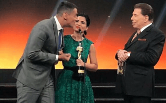 Vanessa Giácomo no Troféu Imprensa 2018, no SBT (Foto: Reprodução/Instagram)