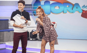 Sabrina Sato em participação no Hora do Faro (Foto: Reprodução/RecordTV)