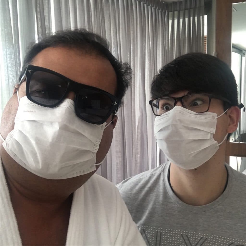 Geraldo Luís com caxumba Geraldo Luís com caxumba