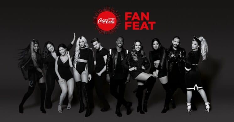 Sophia Abrahão anuncia vencedores do concurso Coca-Cola Fan Feat
