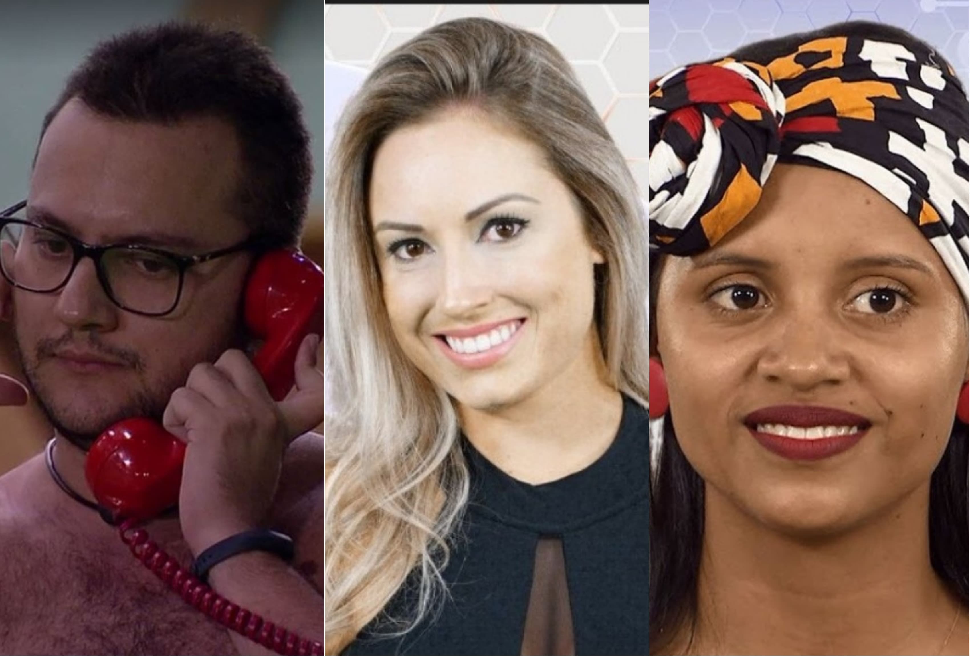 Diego, Jessica e Gleici estão no paredão do BBB18 Diego, Jessica e Gleici estão no paredão do BBB18