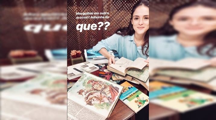Isabelle Drummond relembrou tempos de Emília. (Foto: Montagem/Reprodução)