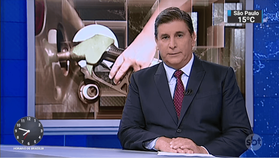 O apresentador Carlos Nascimento no SBT Brasil (Foto: Reprodução/SBT) O apresentador Carlos Nascimento no SBT Brasil (Foto: Reprodução/SBT)