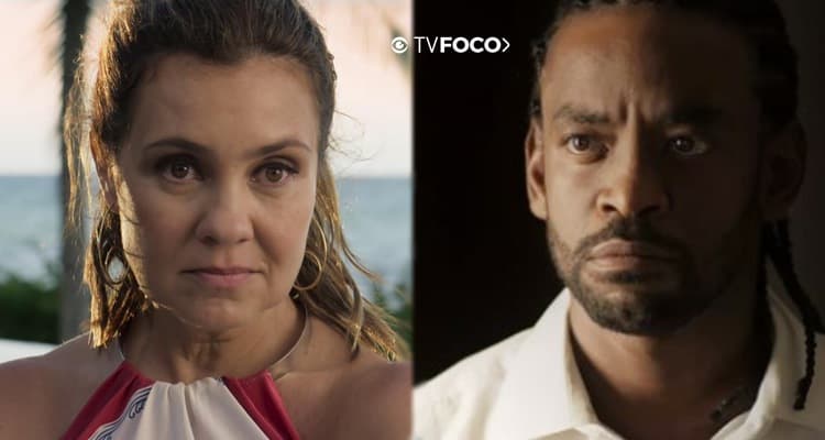 Roberval (Fabrício Boliveira) e Laureta (Adriana Esteves) (Foto: Montagem TV Foco) Roberval (Fabrício Boliveira) e Laureta (Adriana Esteves) (Foto: Montagem TV Foco)