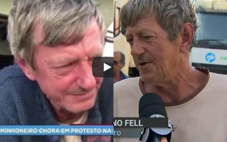 Caminhoneiro chora na Record, reaparece diferente no SBT e gera suspeita de farsa