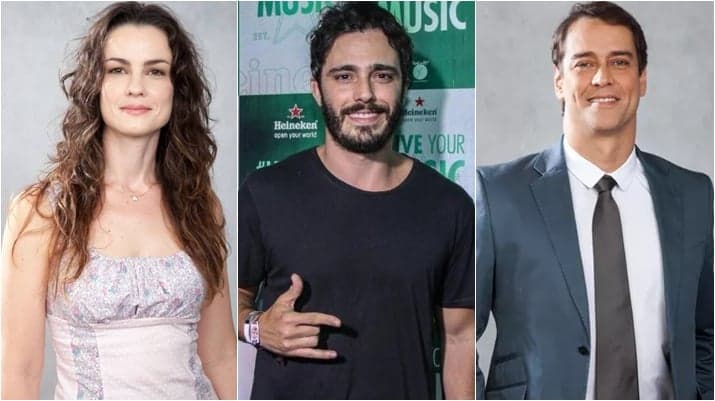 Carolina Kasting, Thiago Rodrigues e Marcello Antony farão novela em Portugal. (Foto: Montagem/Divulgação) Carolina Kasting, Thiago Rodrigues e Marcello Antony farão novela em Portugal. (Foto: Montagem/Divulgação)