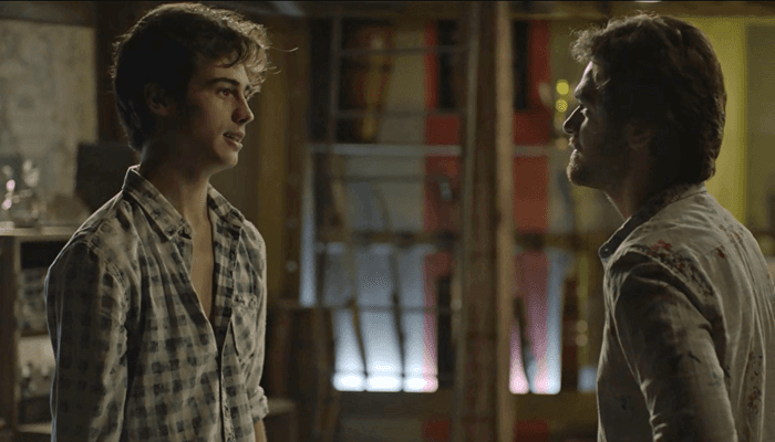Valentim (Danilo Mesquita) e Beto (Emílio Dantas) em cena de Segundo Sol (Foto: Divulgação/Globo) Valentim (Danilo Mesquita) e Beto (Emílio Dantas) em cena de Segundo Sol (Foto: Divulgação/Globo)
