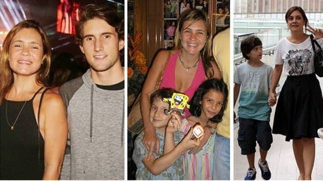 Adriana Esteve e os filhos (Foto: Reprodução)
