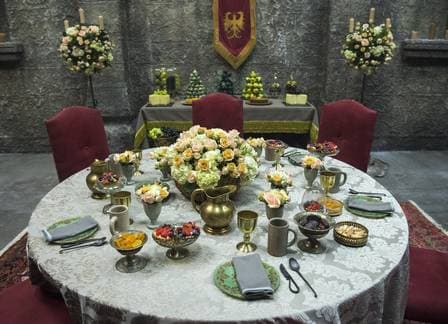 Decoração das cenas de Deus Salve o Rei (Foto: Estevam Avellar/Rede Globo/Divulgação) Decoração das cenas de Deus Salve o Rei (Foto: Estevam Avellar/Rede Globo/Divulgação)